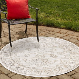 Conceptum Alfombra de 120 cm en Crema